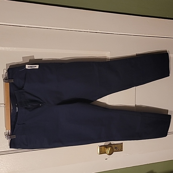 NWT Old Navy pixie pants navy blue 12 TALL - Picture 2 of 4